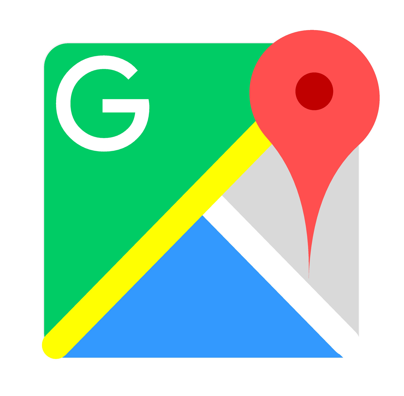 The Google Maps app icon on mobile phone